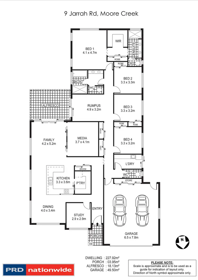 Floorplan of Homely house listing, 9 Jarrah Road, Tamworth NSW 2340