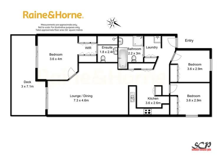 Floorplan of Homely unit listing, 1/30 Pacific Street, Batemans Bay NSW 2536