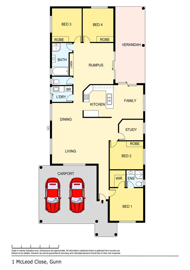 Floorplan of Homely house listing, 1 Mcleod Close, Gunn NT 832