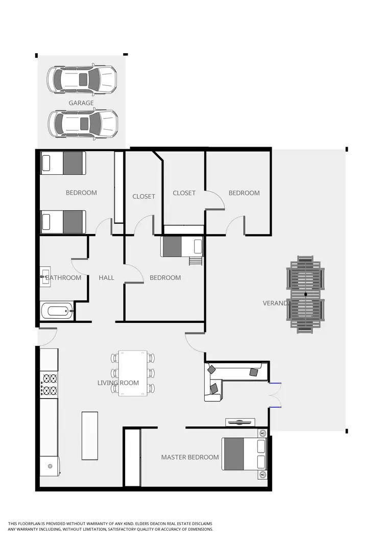 Floorplan of Homely house listing, 122 TULLOCH ROAD, Red Cliffs VIC 3496