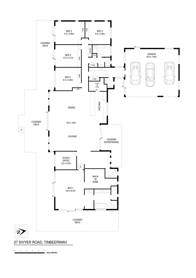 Floorplan of Homely house listing, 27 Sivyers Road, Tinbeerwah QLD 4563