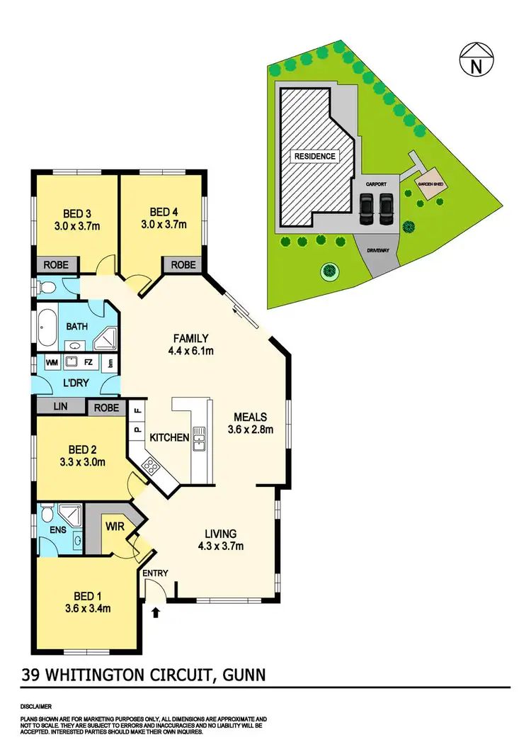 Floorplan of Homely house listing, 39 Whitington Circuit, Gunn NT 832