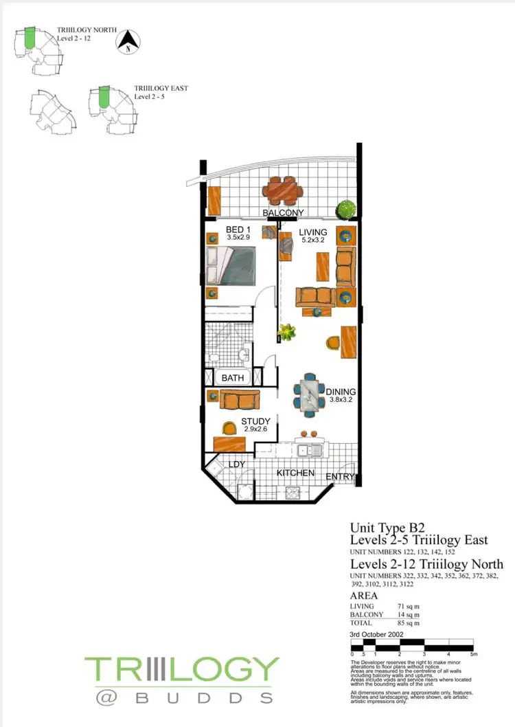 Floorplan of Homely apartment listing, 122/21 Cypress Ave, Surfers Paradise QLD 4217