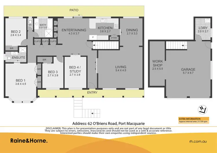 Floorplan of Homely house listing, 62 O'Briens Road, Port Macquarie NSW 2444