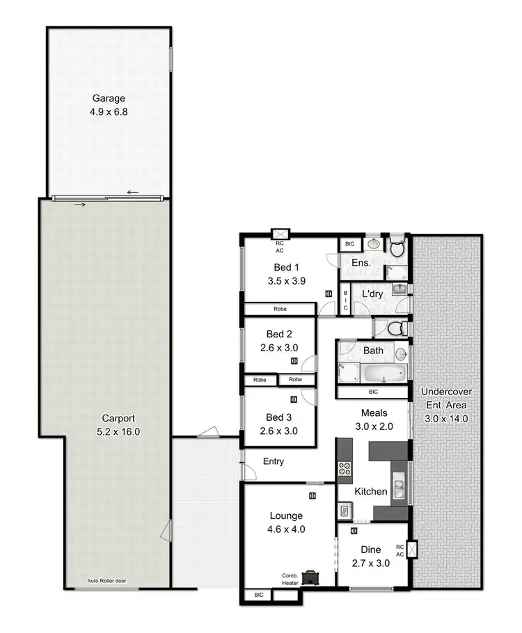 Floorplan of Homely house listing, 12 Hammond Ave, Morphett Vale SA 5162