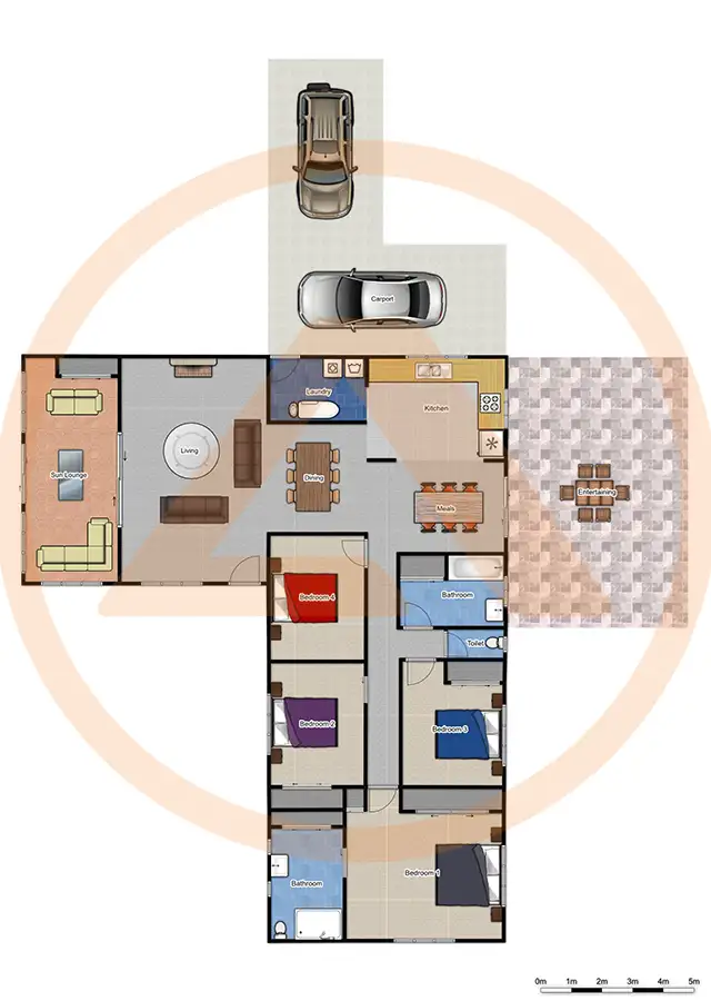 Floorplan of Homely house listing, 206-208 Jones Road, Bellbird Park QLD 4300