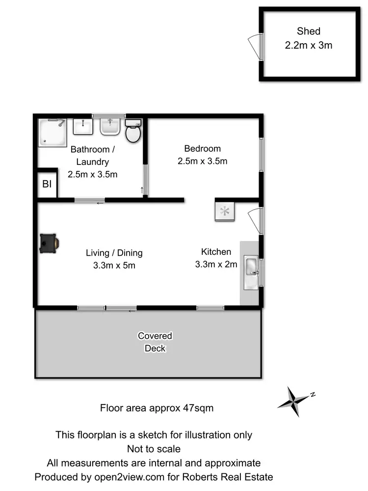 Floorplan of Homely house listing, 7 Moomere Street, Carlton TAS 7173