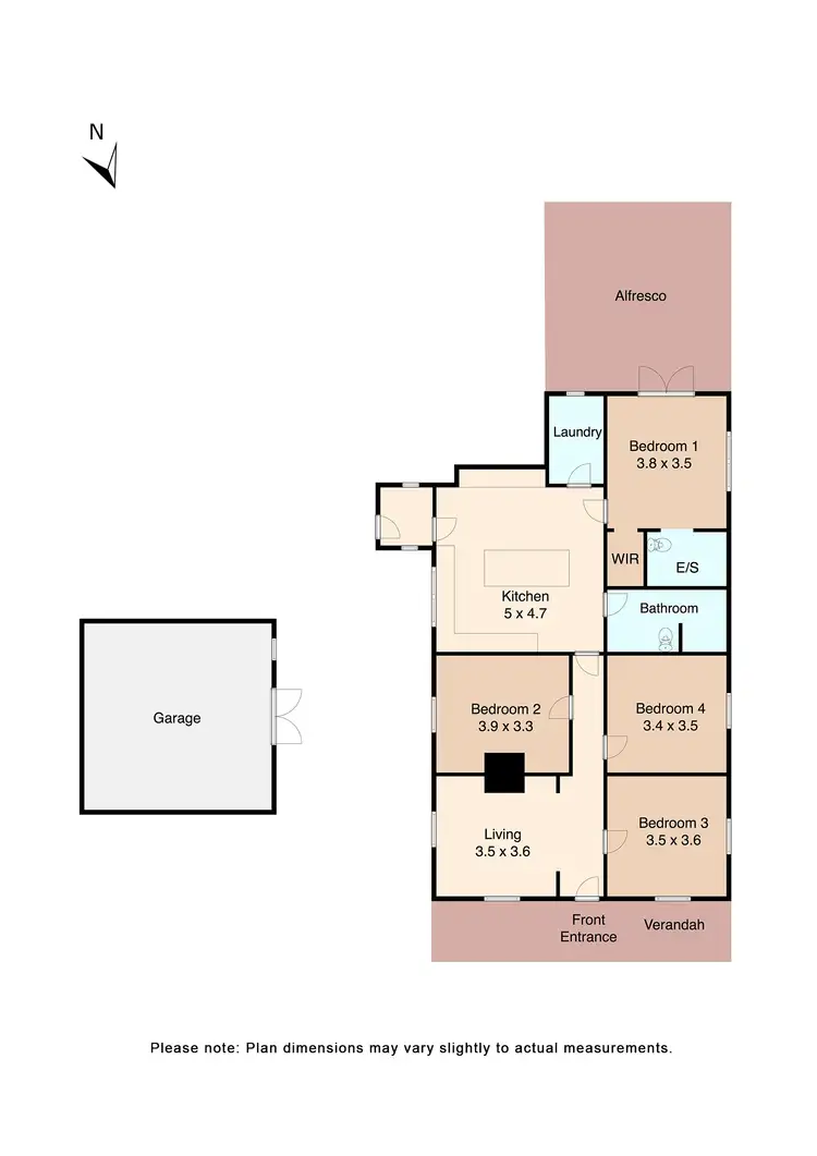 Floorplan of Homely house listing, 71 Main Street, Gordon VIC 3345