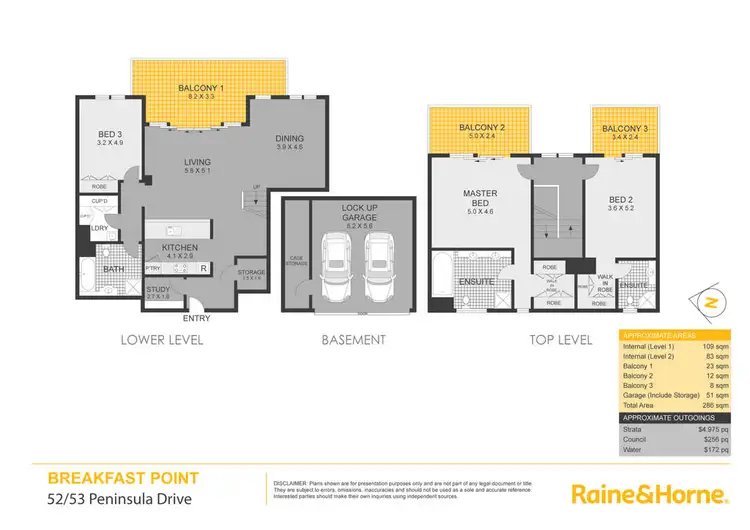 Floorplan of Homely apartment listing, 52/53 Peninsula Drive, Breakfast Point NSW 2137