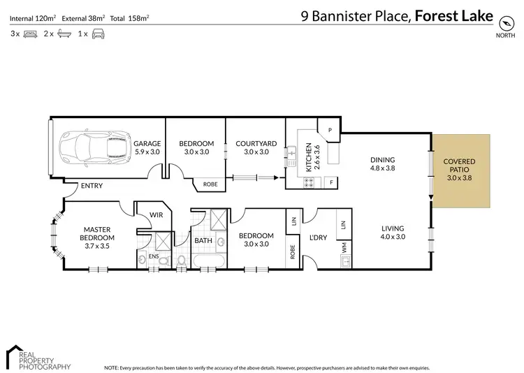 Floorplan of Homely house listing, 9 Bannister Place, Forest Lake QLD 4078