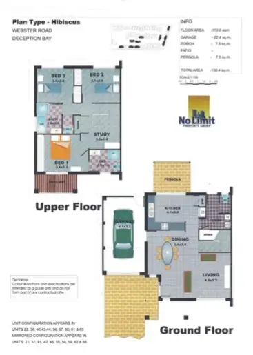 Floorplan of Homely townhouse listing, 55/80 Webster Road, Deception Bay QLD 4508