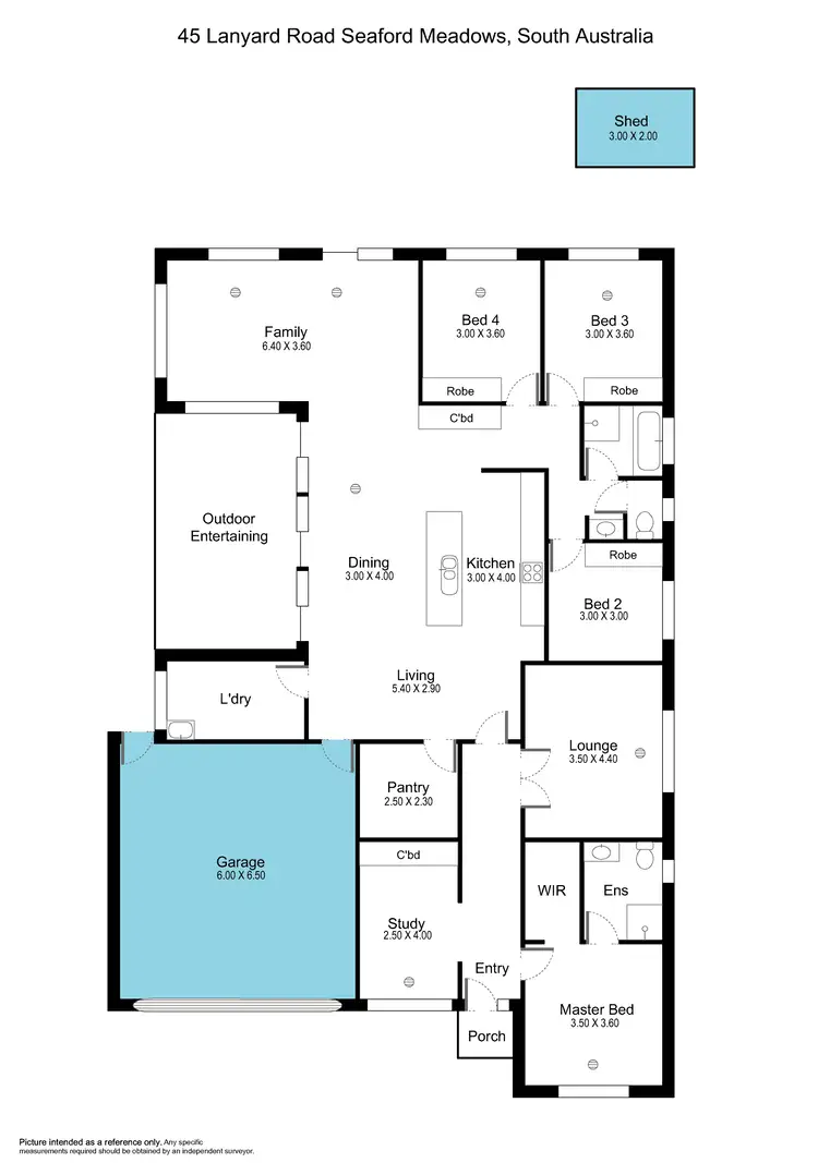 Floorplan of Homely house listing, 45 Lanyard Road, Seaford Meadows SA 5169