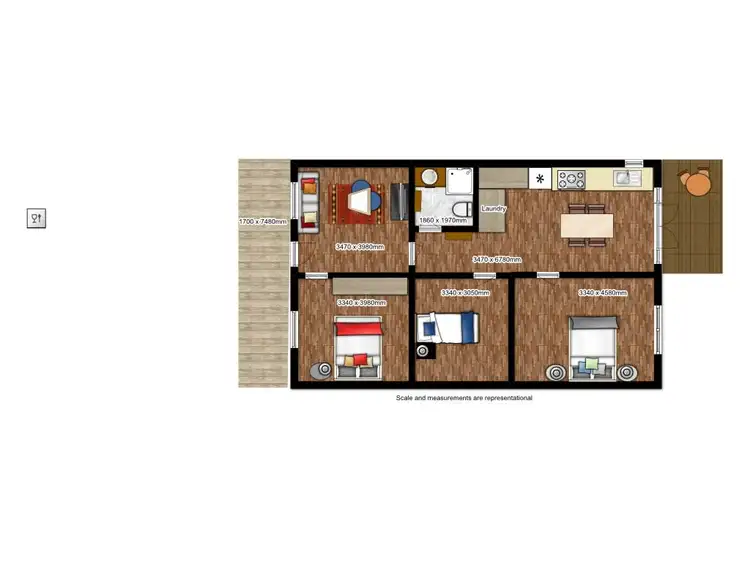 Floorplan of Homely house listing, 50 Lilly Street, South Fremantle WA 6162