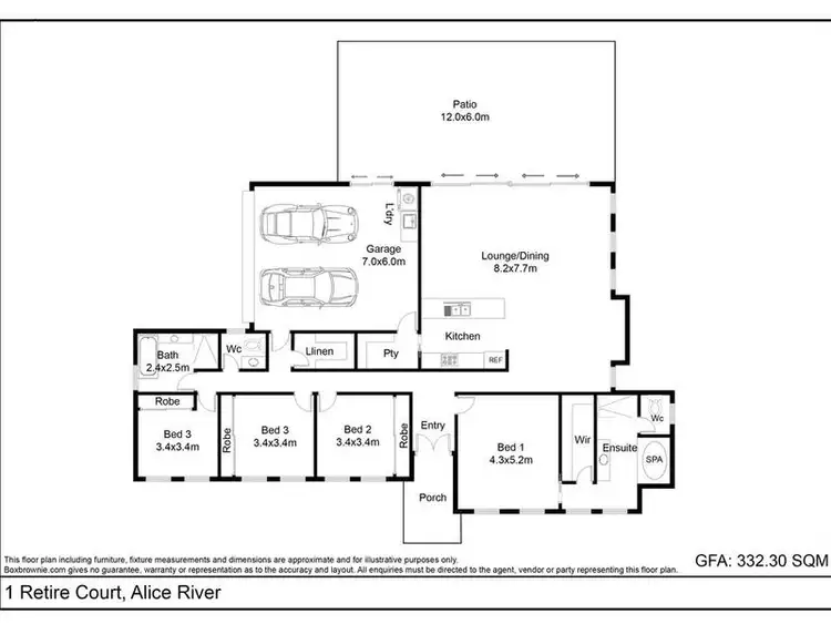Floorplan of Homely house listing, 1 Retire Court, Alice River QLD 4817