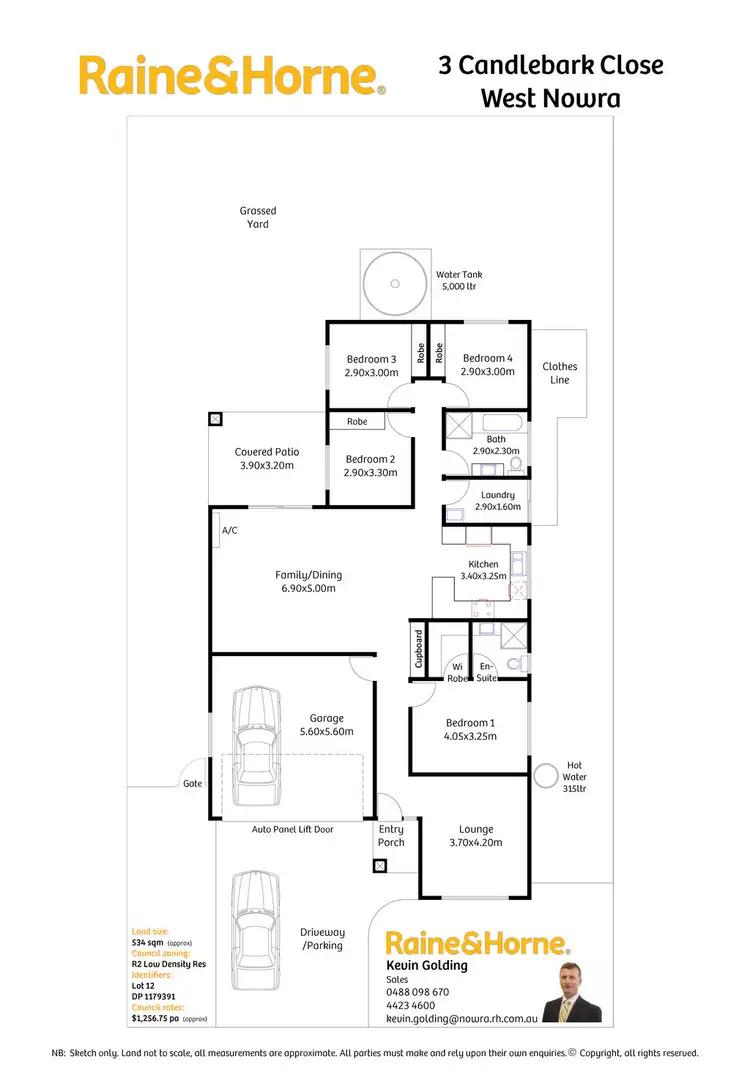 Floorplan of Homely house listing, 3 Candlebark Close, West Nowra NSW 2541