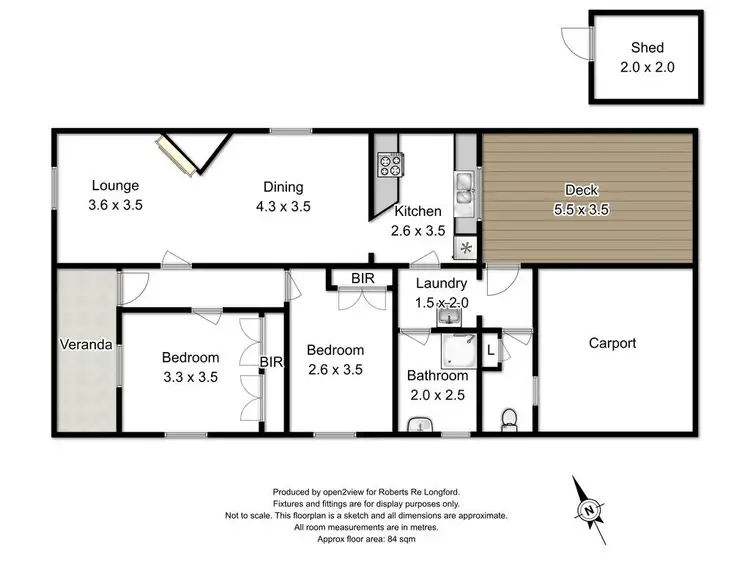 Floorplan of Homely house listing, 84 Marlborough Street, Longford TAS 7301
