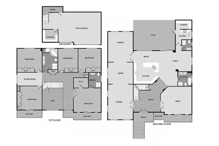 Floorplan of Homely house listing, 3 Toulouse Street, Cecil Hills NSW 2171