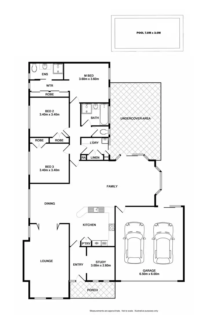 Floorplan of Homely house listing, 117 Newton Circuit, Thurgoona NSW 2640