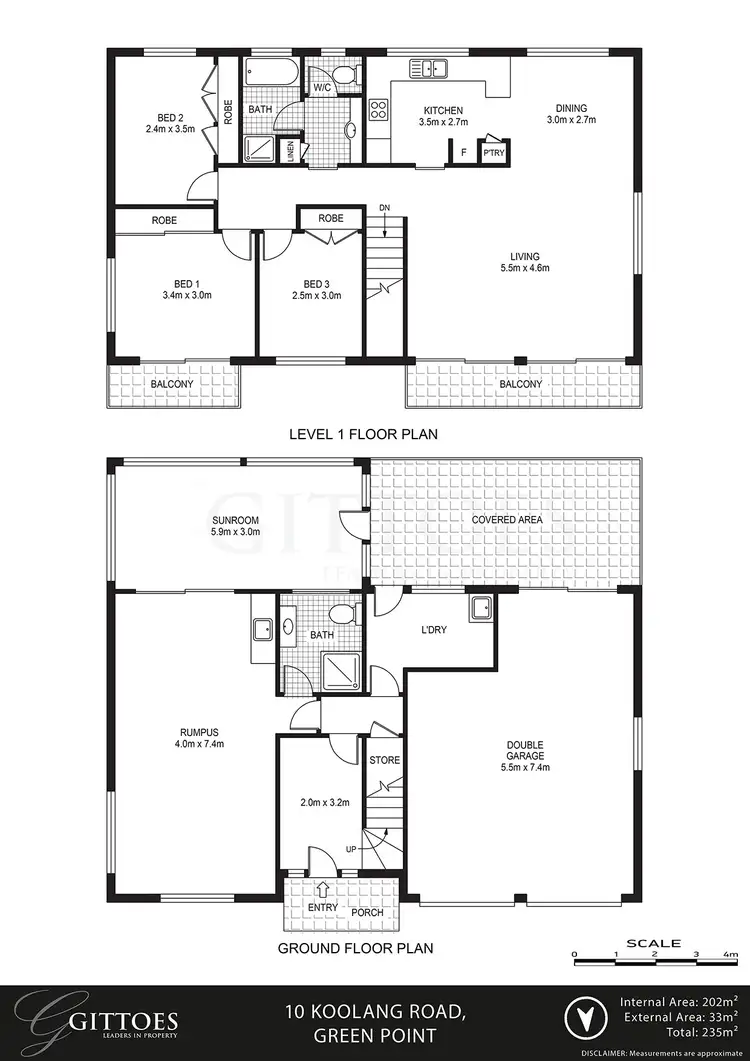 Floorplan of Homely house listing, 10 Koolang Road, Green Point NSW 2251