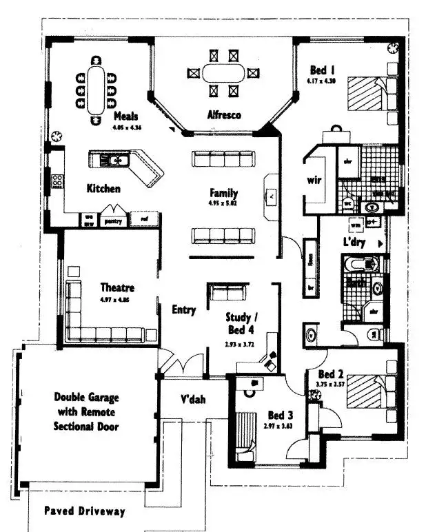 Floorplan of Homely house listing, 4 Poole Road, Dalyellup WA 6230