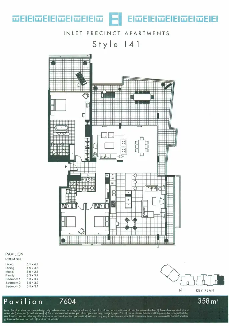 Floorplan of Homely apartment listing, 7604/2 Ephraim Island Parade, Paradise Point QLD 4216