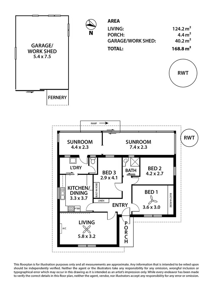 Floorplan of Homely house listing, 3 East Terrace, Strathalbyn SA 5255