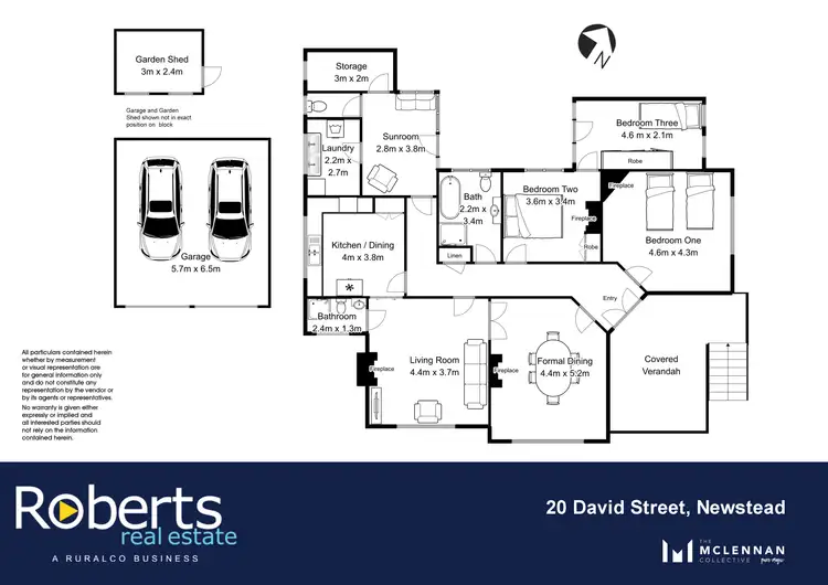 Floorplan of Homely house listing, 20 David Street, Newstead TAS 7250