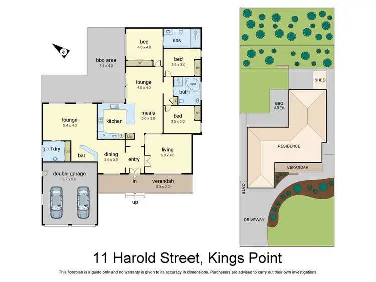 Floorplan of Homely house listing, 11 Harold Street, Kings Point NSW 2539