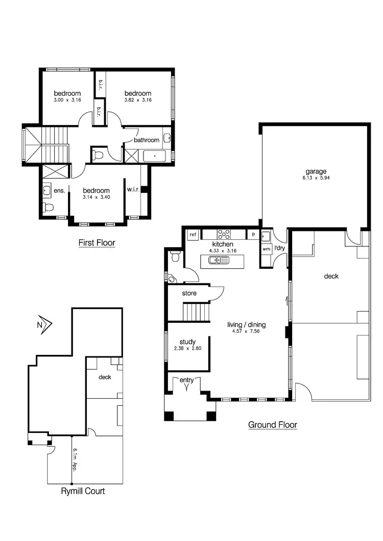 Floorplan of Homely house listing, 1/26 Rymill Court, Altona North VIC 3025