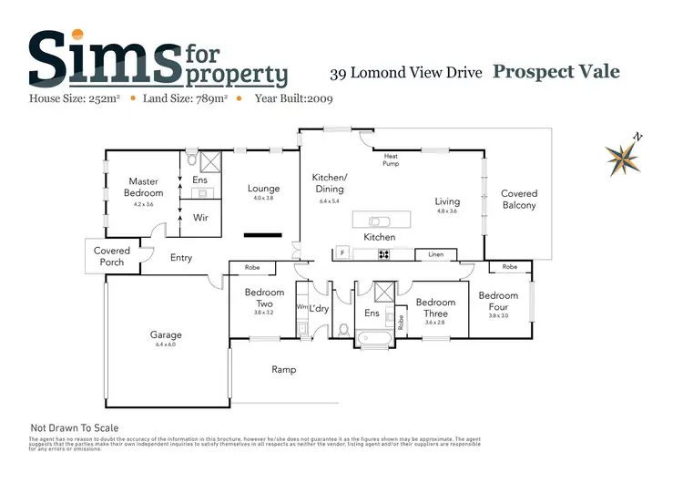 Floorplan of Homely house listing, 39 Lomond View Drive, Prospect Vale TAS 7250