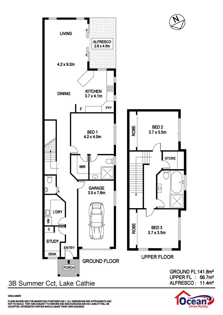 Floorplan of Homely house listing, 3B Summer Circuit, Lake Cathie NSW 2445