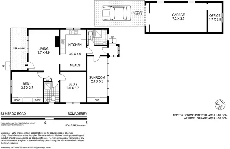 Floorplan of Homely house listing, 62 Meroo Road, Bomaderry NSW 2541