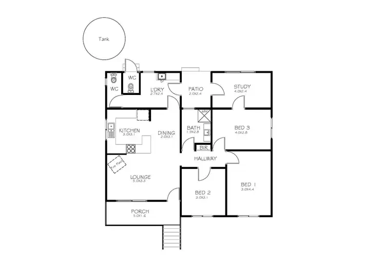 Floorplan of Homely house listing, 12 Quorna Avenue, Port Lincoln SA 5606