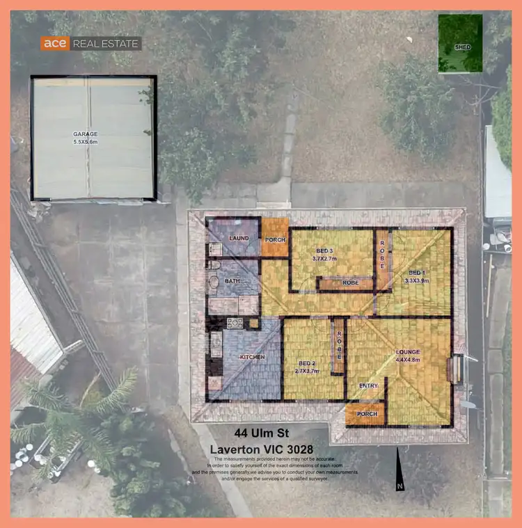 Floorplan of Homely house listing, 44 Ulm Street, Laverton VIC 3028