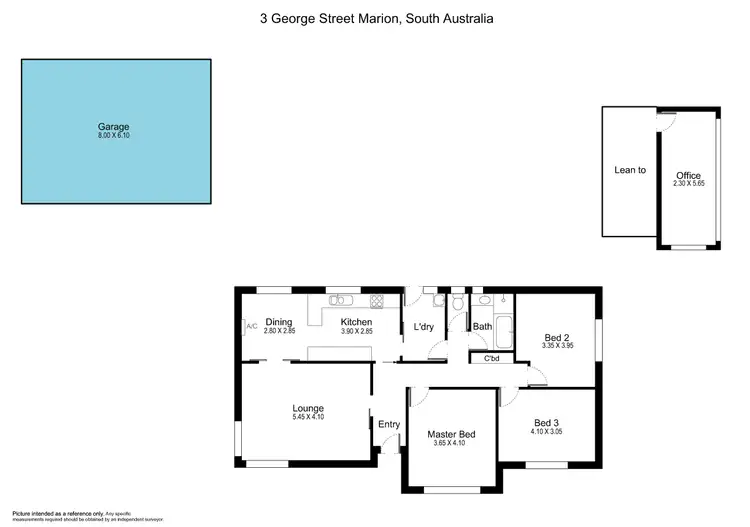 Floorplan of Homely house listing, 3 George Street, Marion SA 5043