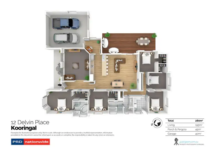 Floorplan of Homely house listing, 12 Delvin Place, Kooringal NSW 2650