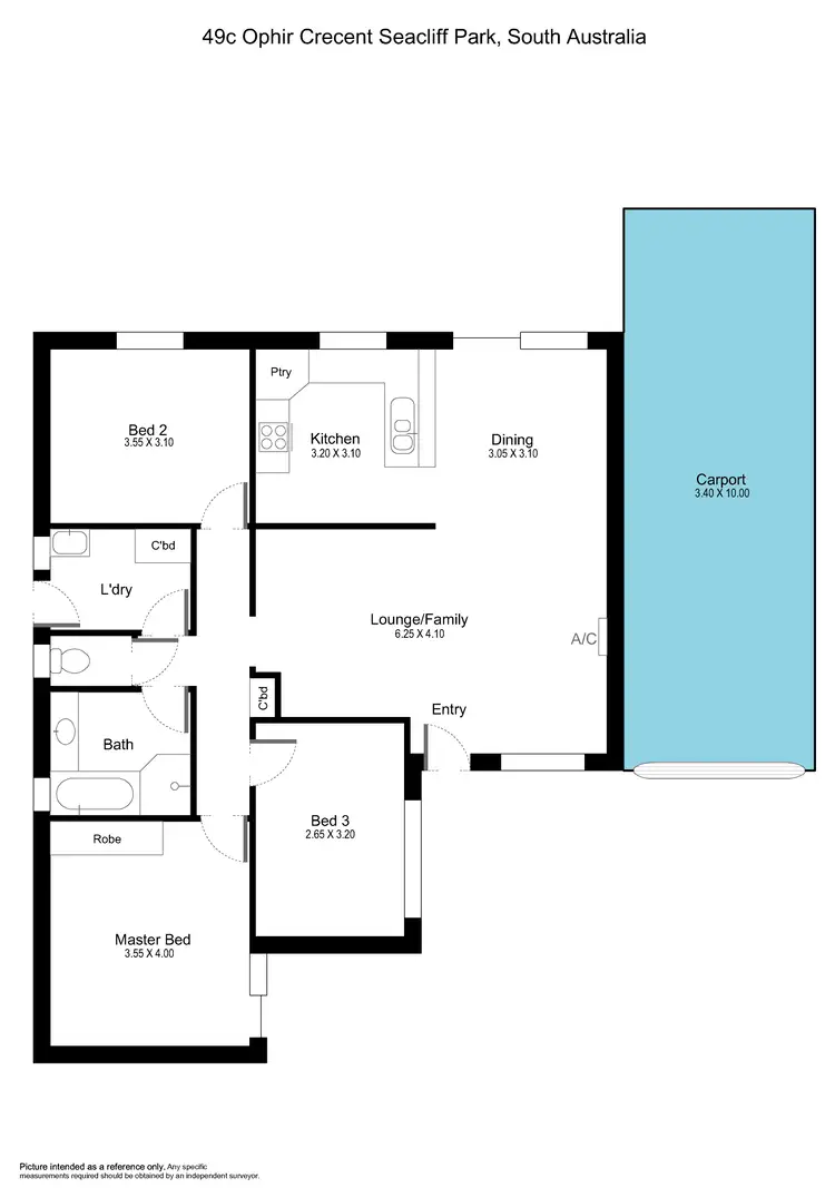 Floorplan of Homely house listing, 49c Ophir Crescent, Seacliff Park SA 5049