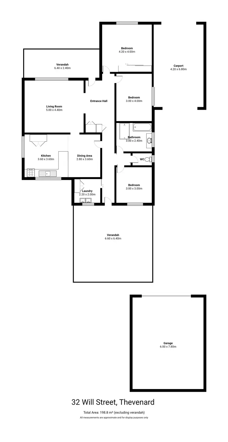 Floorplan of Homely house listing, 32 Will Street, Thevenard SA 5690
