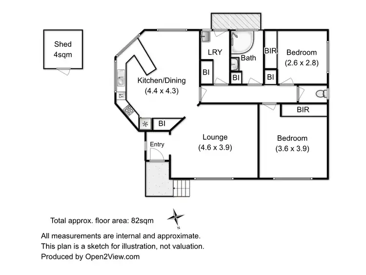 Floorplan of Homely house listing, 2/50 Seddon Street, Austins Ferry TAS 7011