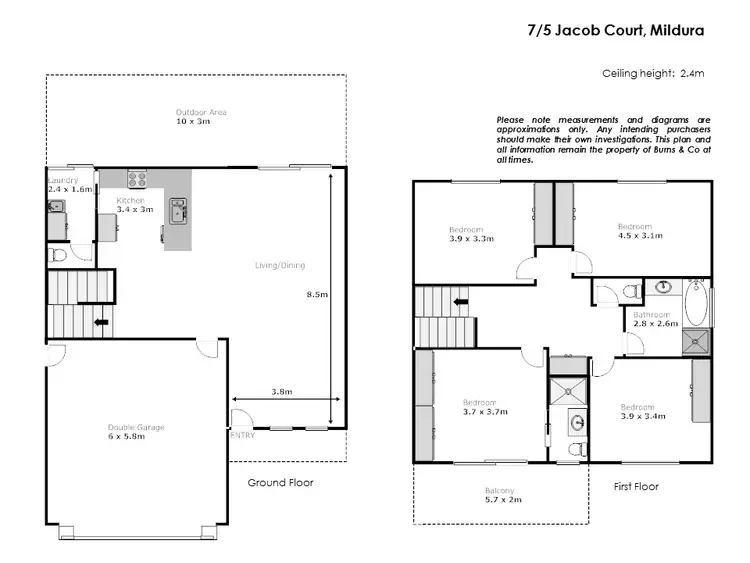 Floorplan of Homely house listing, 7/5 Jacob Court, Mildura VIC 3500