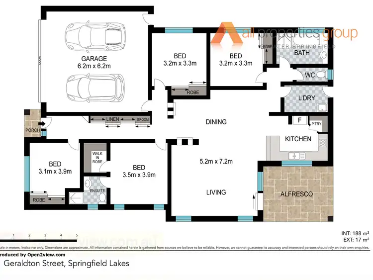 Floorplan of Homely house listing, 1 Geraldton Street, Springfield Lakes QLD 4300