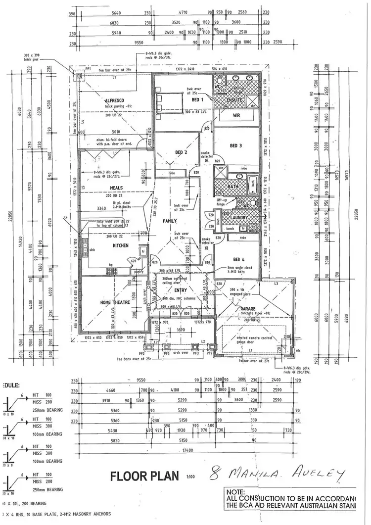 Floorplan of Homely house listing, 8 Manila Way, Aveley WA 6069