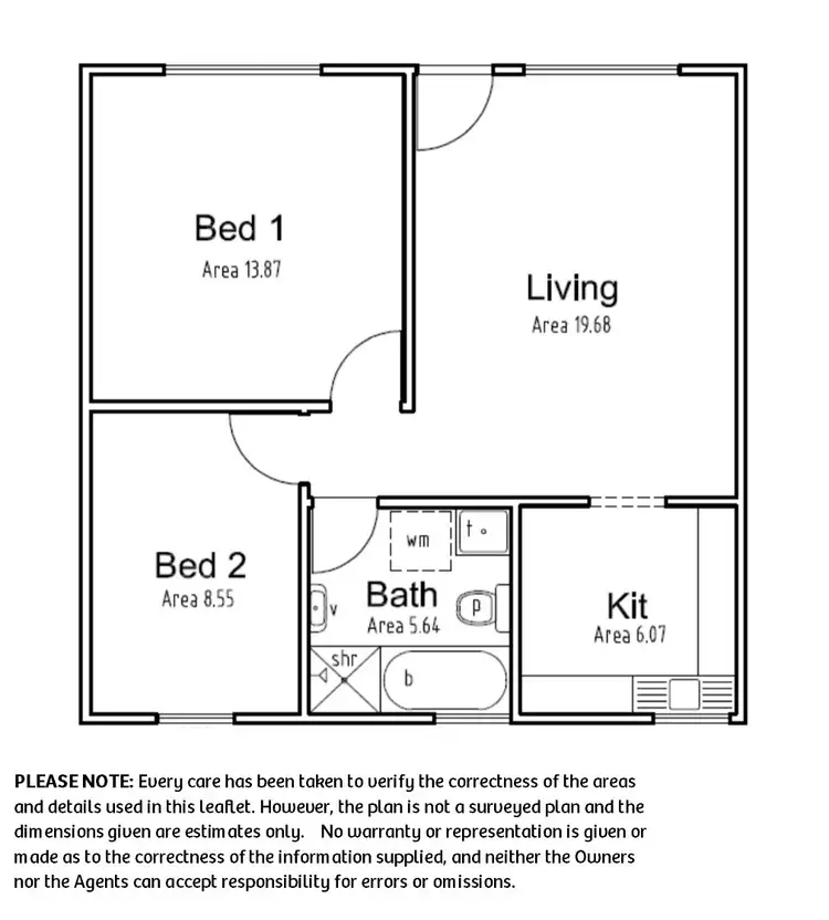 Floorplan of Homely unit listing, 33/24 Ponton Street, Salisbury SA 5108