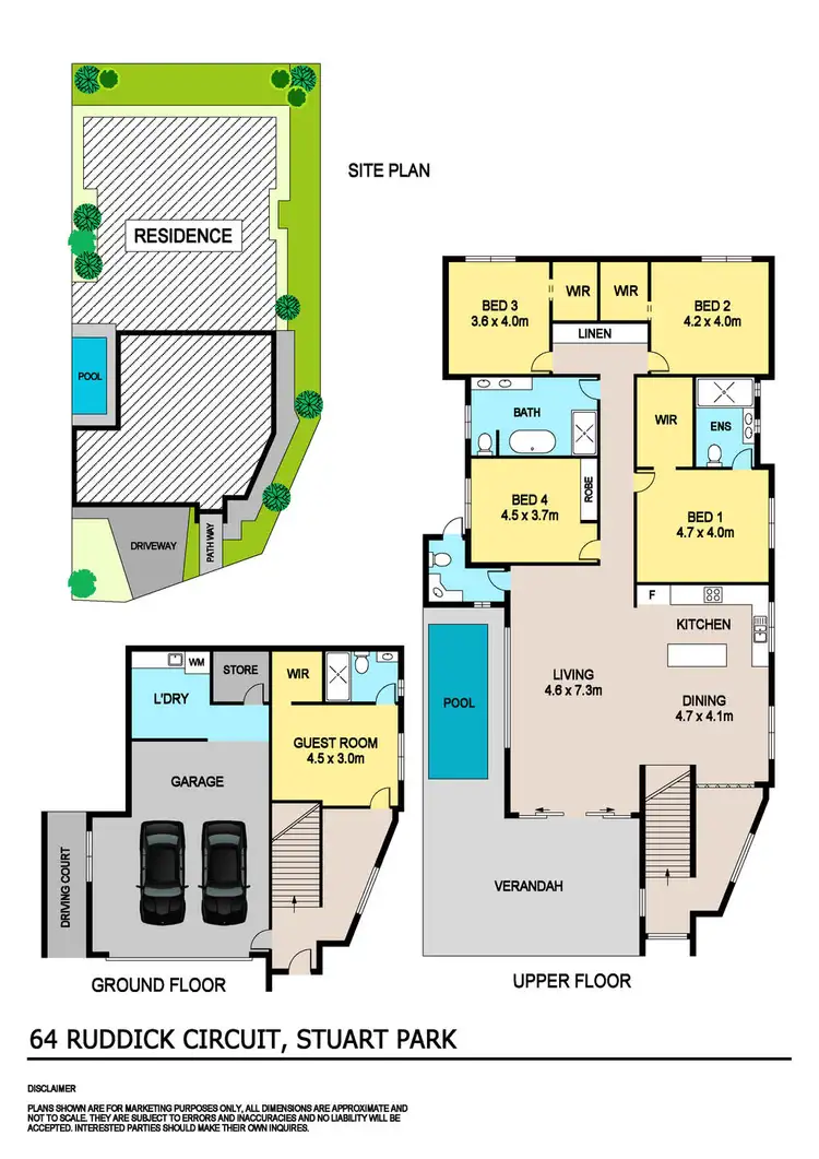 Floorplan of Homely house listing, 64 Ruddick Circuit, Stuart Park NT 820