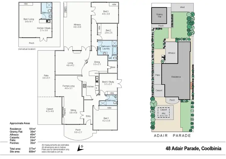 Floorplan of Homely house listing, 48 Adair Parade, Coolbinia WA 6050