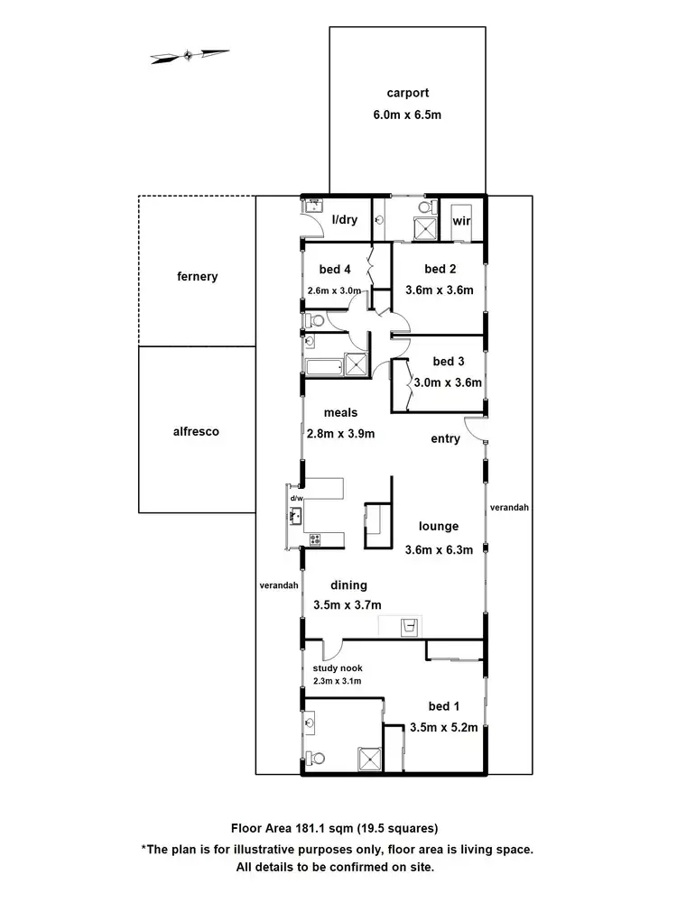 Floorplan of Homely house listing, 2439 Goulburn Valley Highway, Alexandra VIC 3714