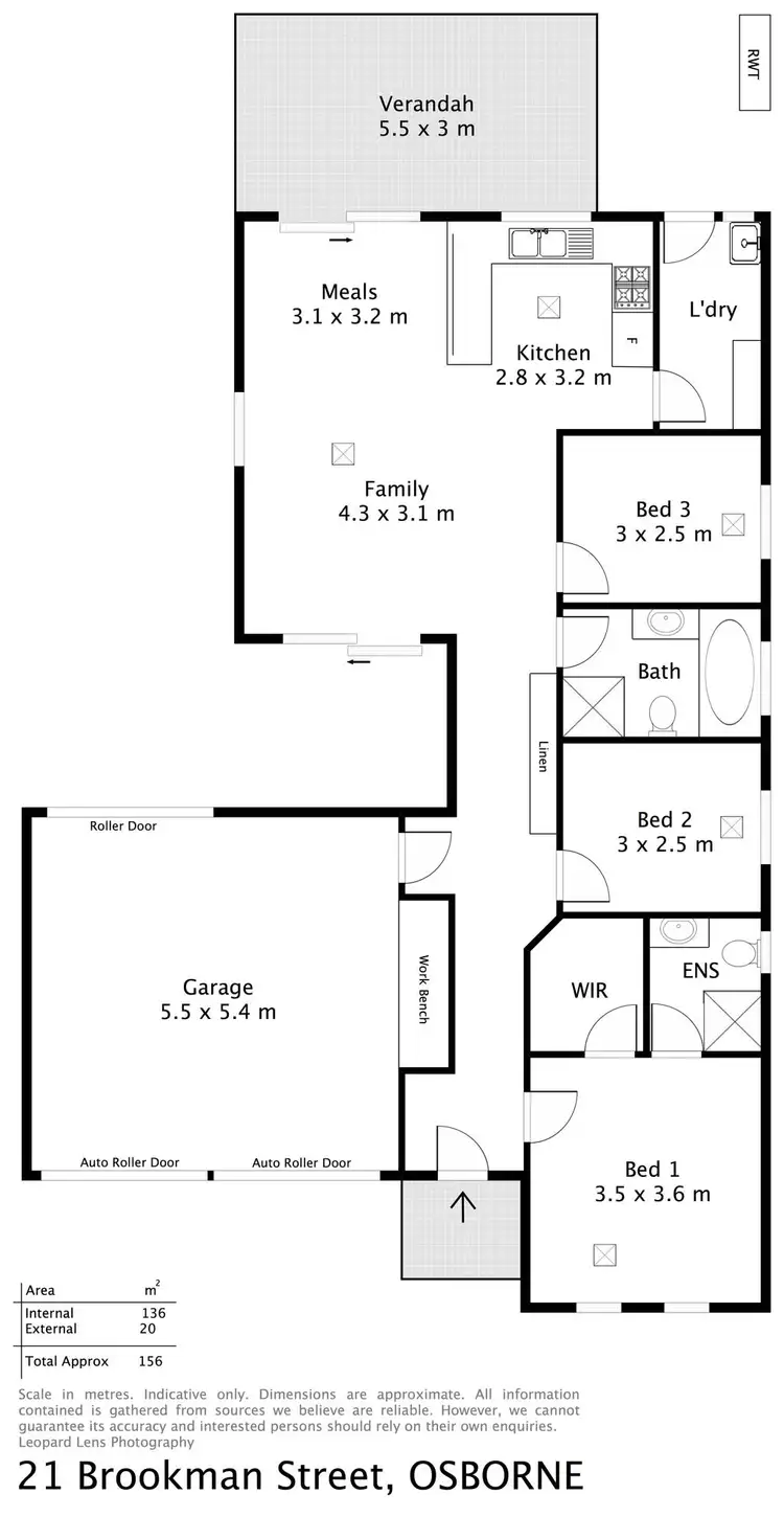 Floorplan of Homely house listing, 21 Brookman Street, Osborne SA 5017