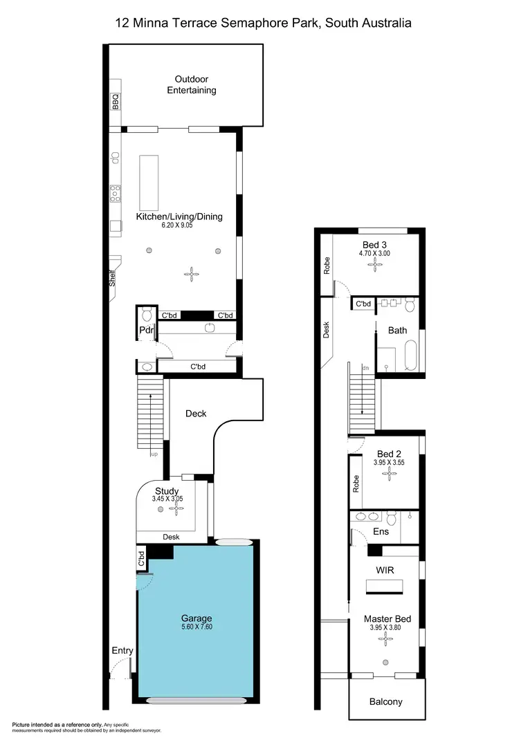 Floorplan of Homely house listing, 12 Minna Terrace, Semaphore Park SA 5019