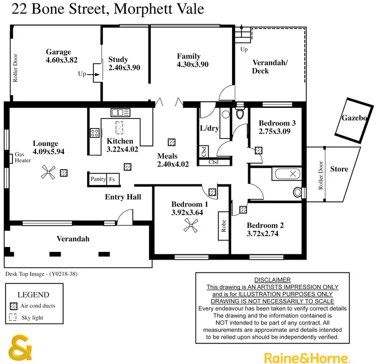 Floorplan of Homely house listing, 22 Bone Street, Morphett Vale SA 5162