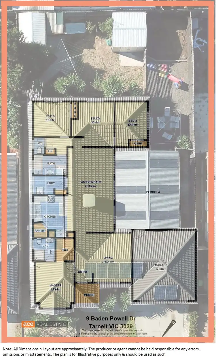 Floorplan of Homely house listing, 9 Baden Powell Drive, Tarneit VIC 3029